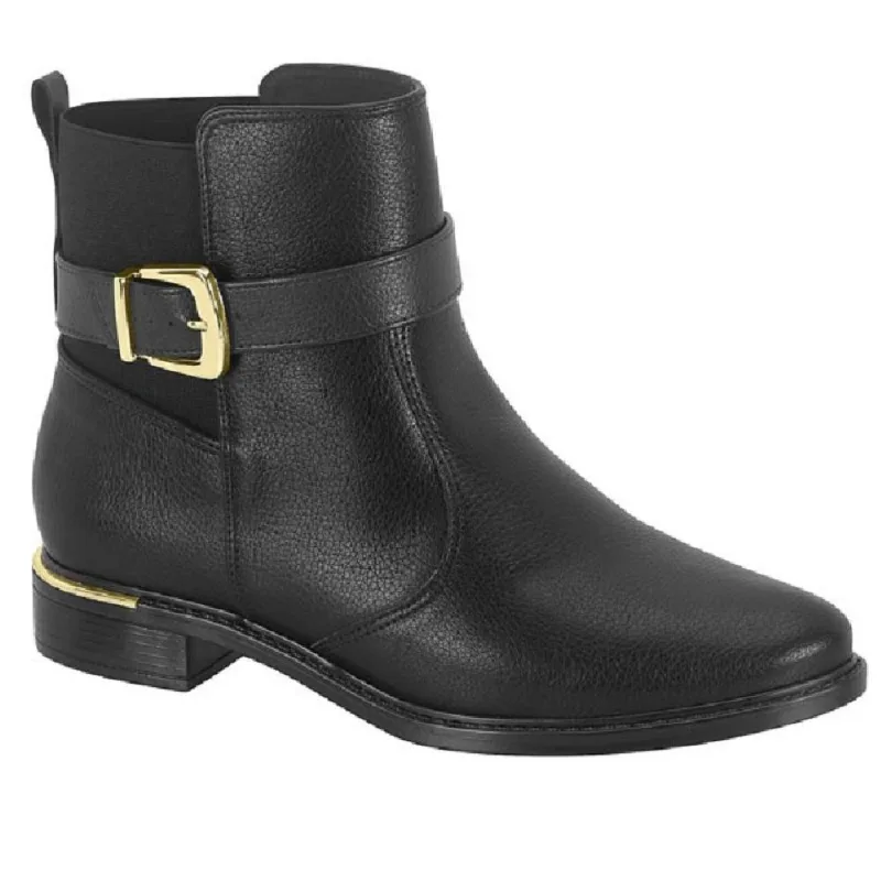 Bota Vizzano Salto Bloco Cano Medio Ref 3077.121.23664 Preto 034