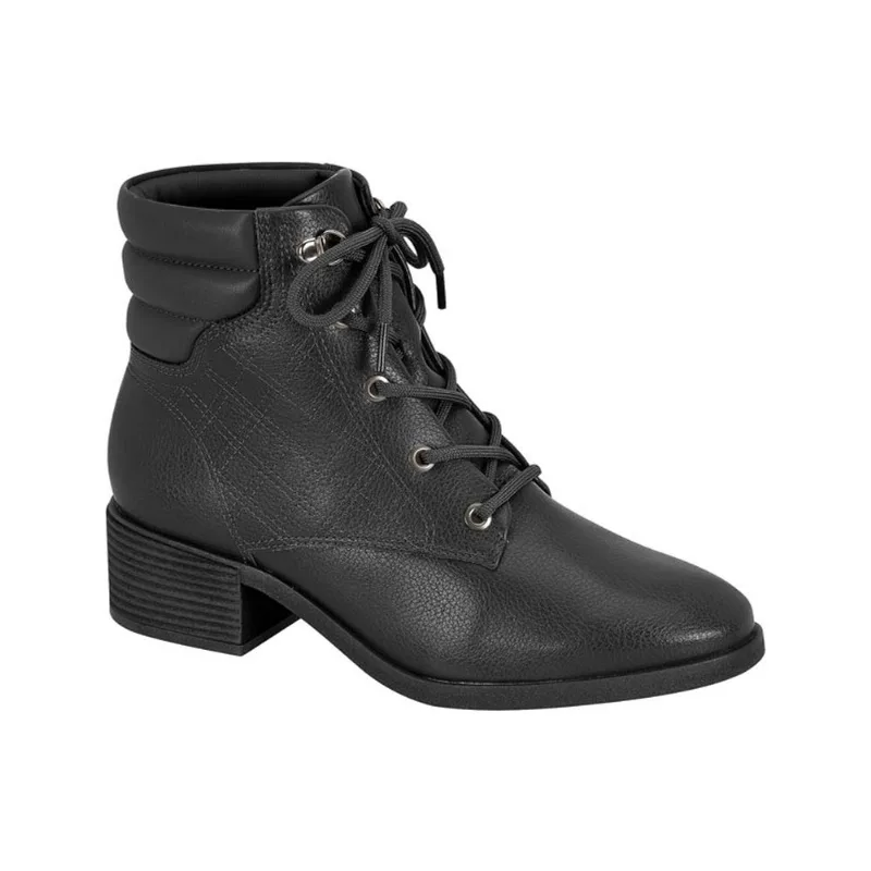Bota Feminina Beira Rio Zurique 9087-102 Preto - Preto - 35