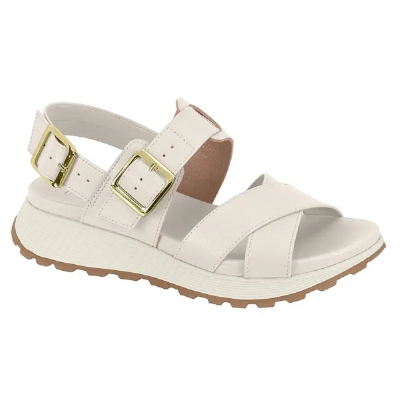 Sandalia Moleca Ref 5537.103.9569 Branco Off 035