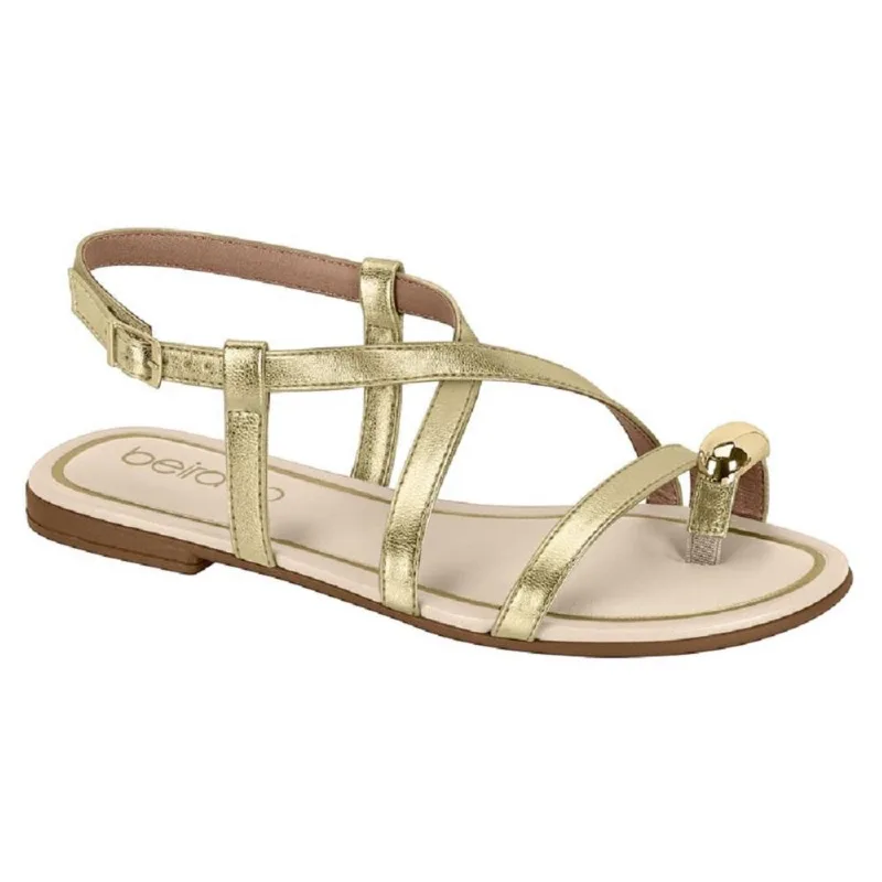 Sandalia Beira Rio Ref 8552.102.14710 Dourado 039