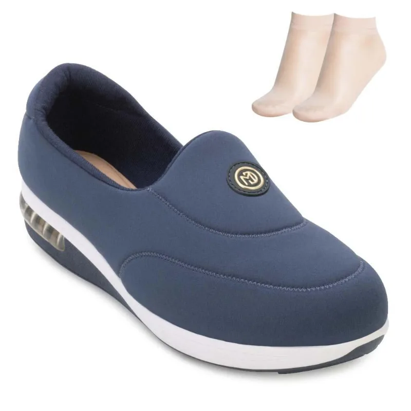 Tênis Slip On Modare e Meia MD25-73202 35 / Marinho/Dourado