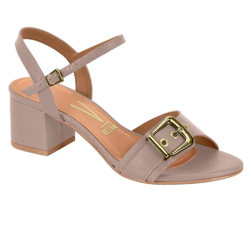 Sandalia Vizzano Salto Bloco Fivelas Ref 6291.1184.7286 Taupe 040