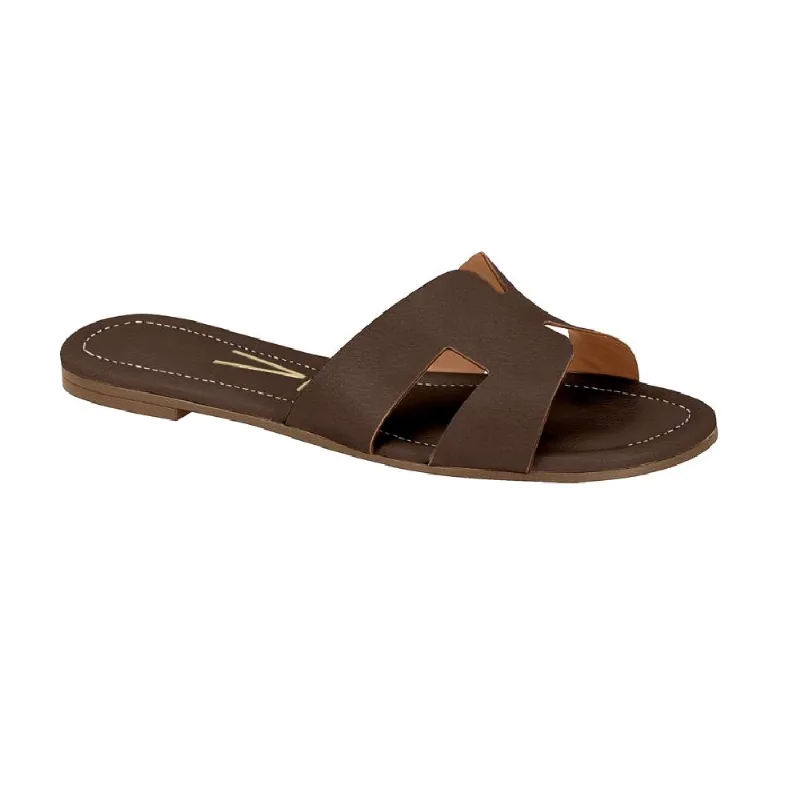 Rasteira Vizzano Rasteirinha Leve Ref 6371.367.29711 Chocolate 034
