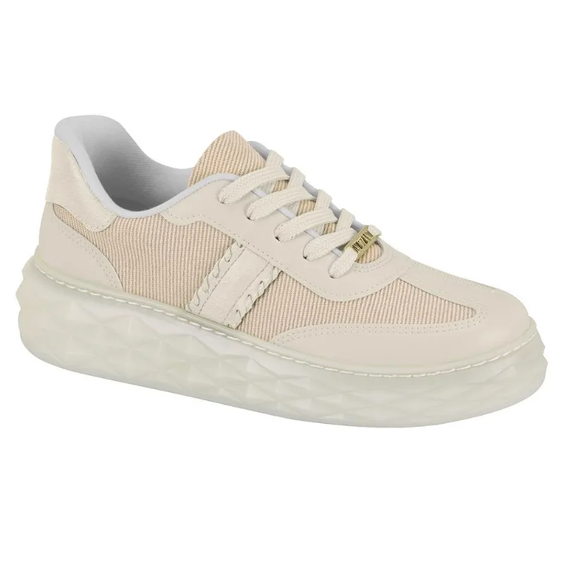 Tenis Vizzano Casual Ref 1454.103.29815 Branco Off/branco Off 036