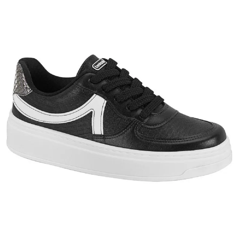 Tenis Beira Rio Casual Ref 4305.113.29881 Preto/branco/grafite 040