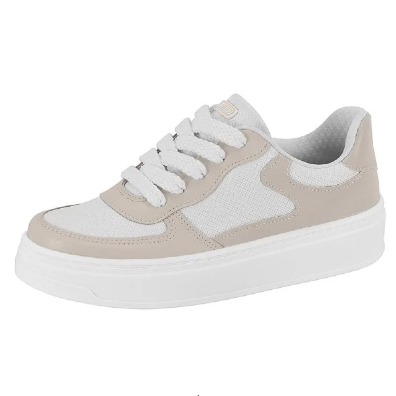 Tenis Beira Rio Casual Ref 4305.112.29921 Branco/cinza 040