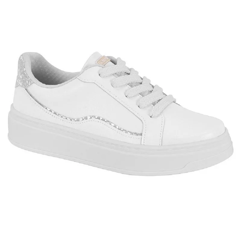 Tenis Beira Rio Casual Ref 4305.114.29851 Branco/prata 040
