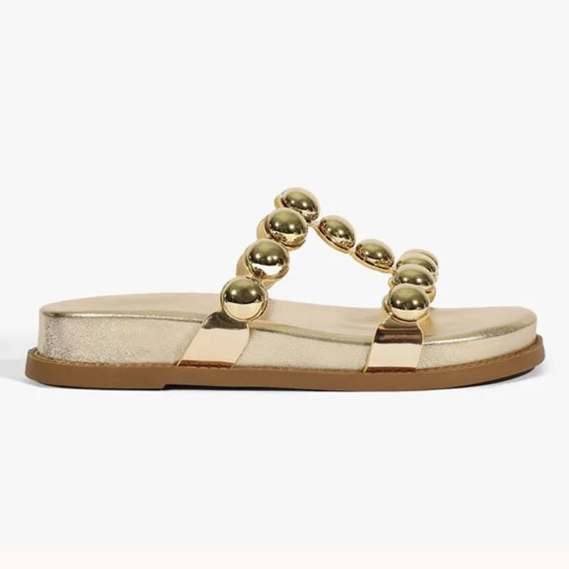 Sandália papete special dourada S 21564 0353 0001 schutz