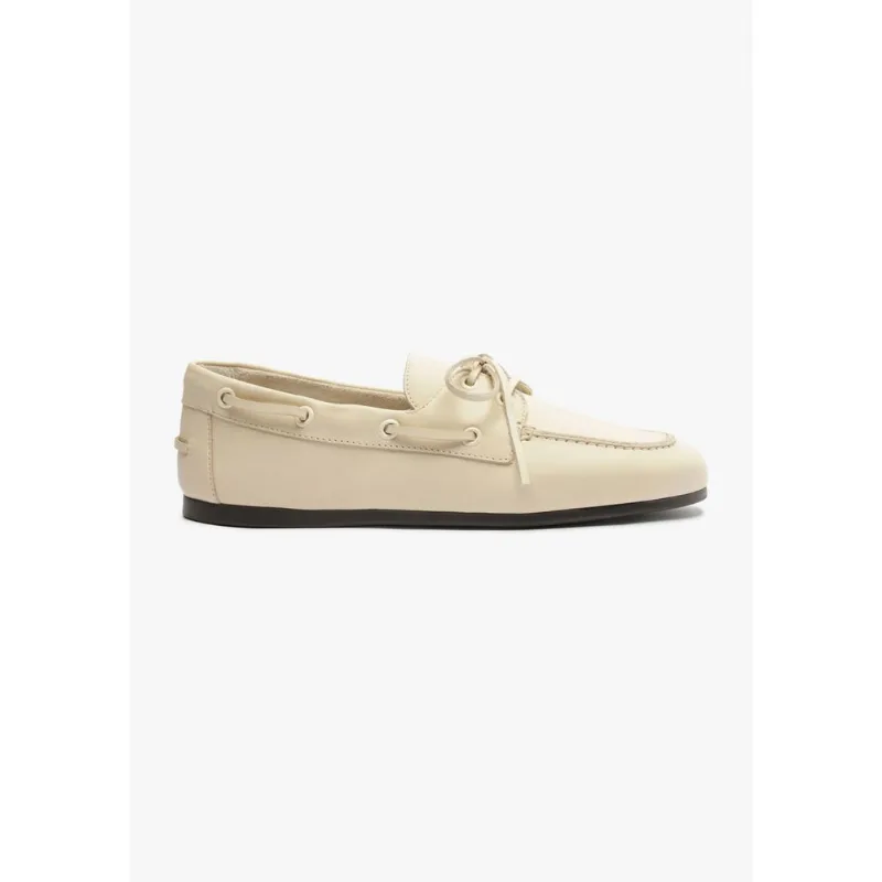 Mocassim Náutico Feminino - Creme 036