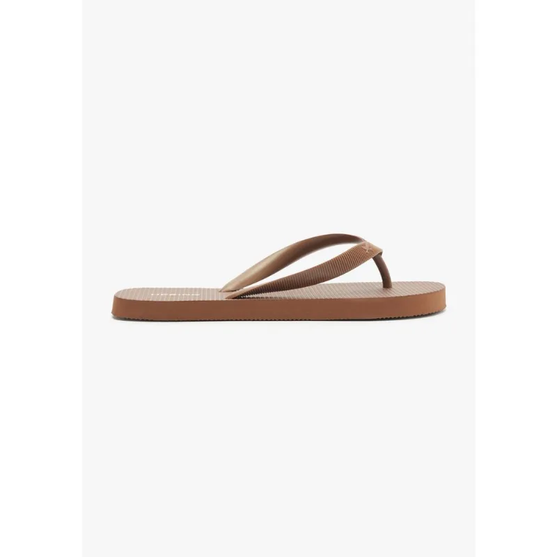 Chinelo de Dedo Feminino Fosco - Marrom 044