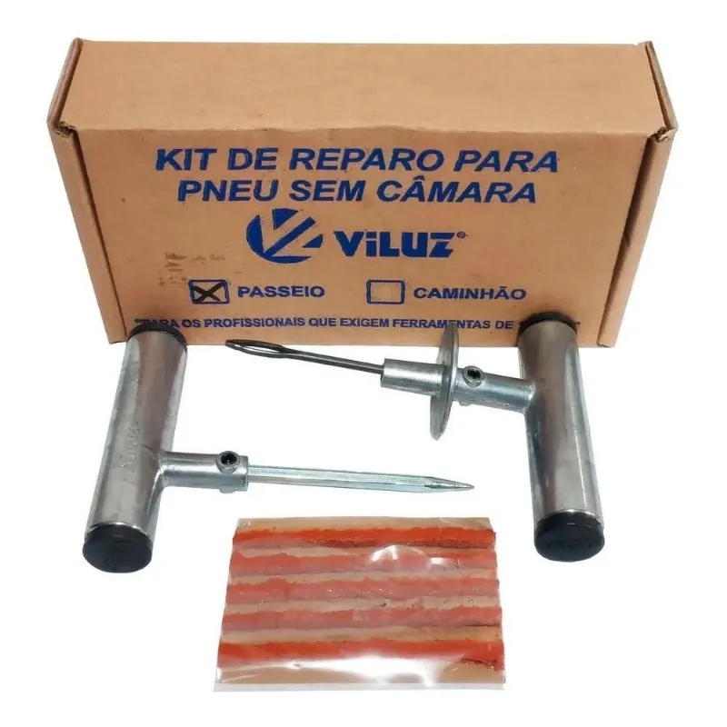 10x Kit Borracharia Reparo Concerto De Pneus Sem Câmara Vil