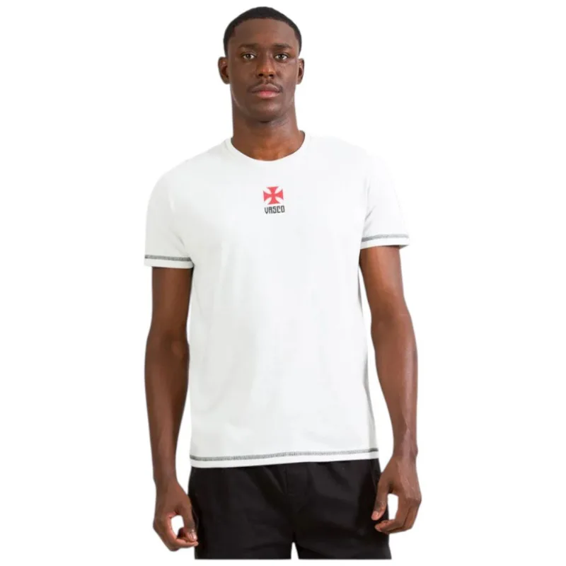 Camisa Masculina Vasco Braziline Sorte Gelo G (MP)