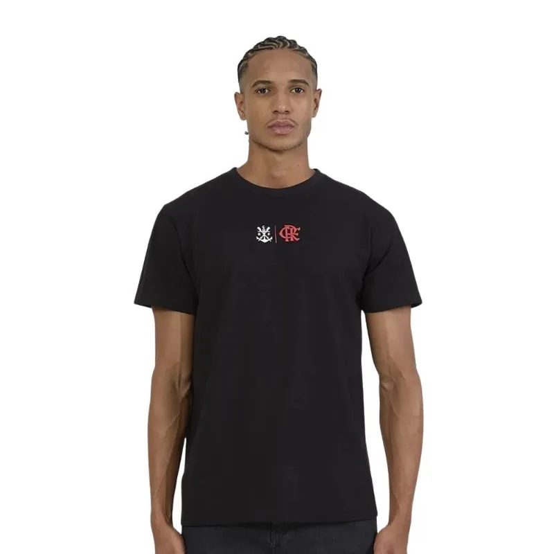 Camiseta Masculina Flamengo Braziline Celebrar Preto M (MP)