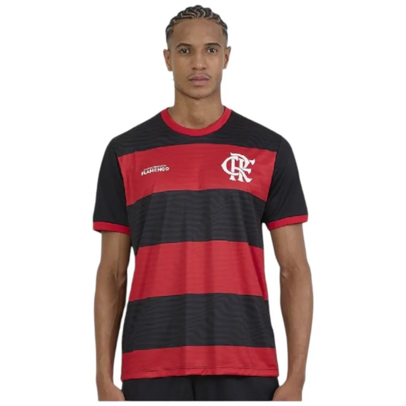 Camisa De Futebol Masculina Flamengo Braziline Emoção GG (MP) - Braziline