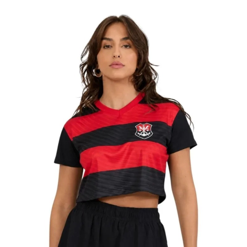 Cropped Braziline Flamengo Movimentar Feminino - Braziline