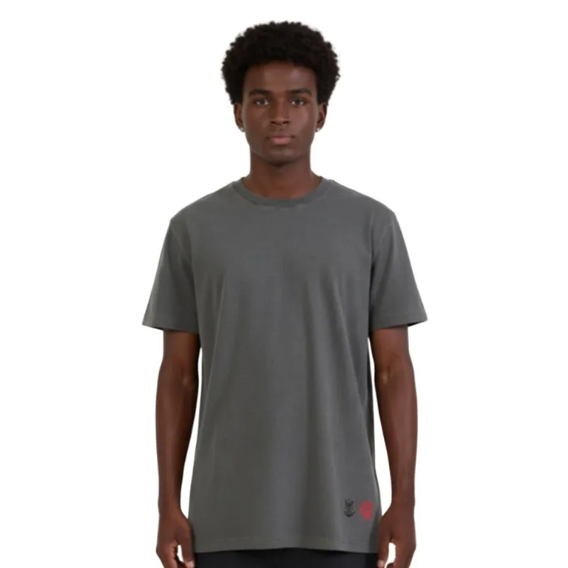 Camiseta Masculina Flamengo Braziline Batida Cinza GG (MP)