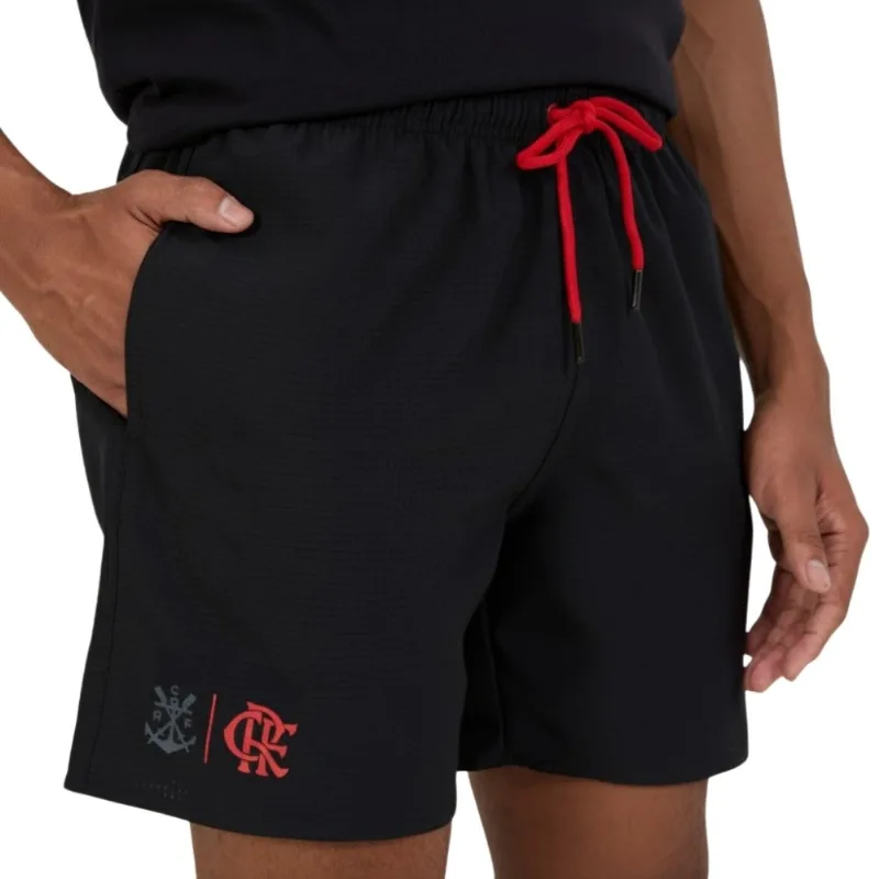 Bermuda Masculina Flamengo Braziline Abalo Preto M (MP)