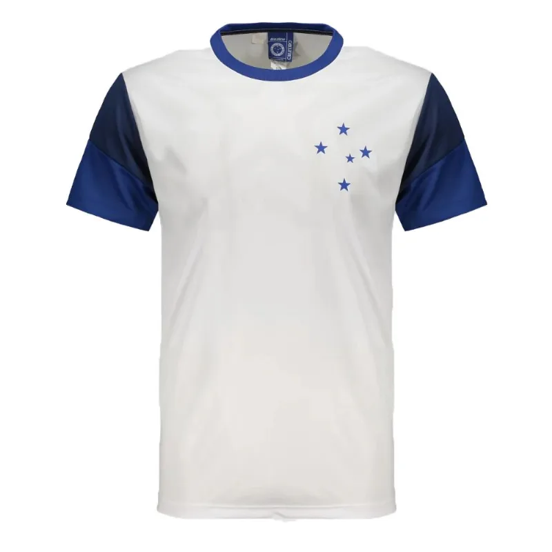 Camisa Masculina Cruzeiro Braziline Brilhar Branco M (MP)