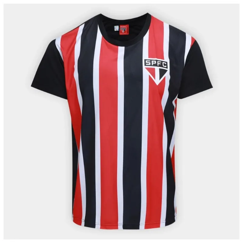 Camisa Masculina São Paulo Braziline Exultante Preto GG (MP)