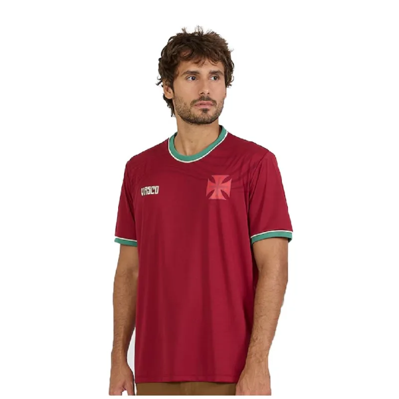 Camisa Masculina Vasco M Braziline Eufórico Grená (MP)