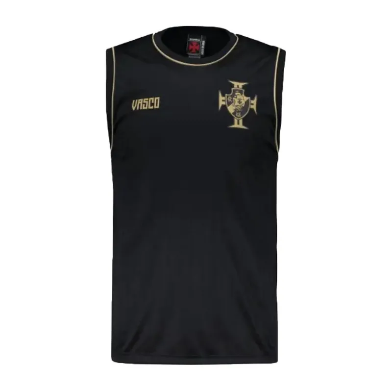 Camisa Regata Masculina Vasco Braziline Estrondo Preto GG (MP)
