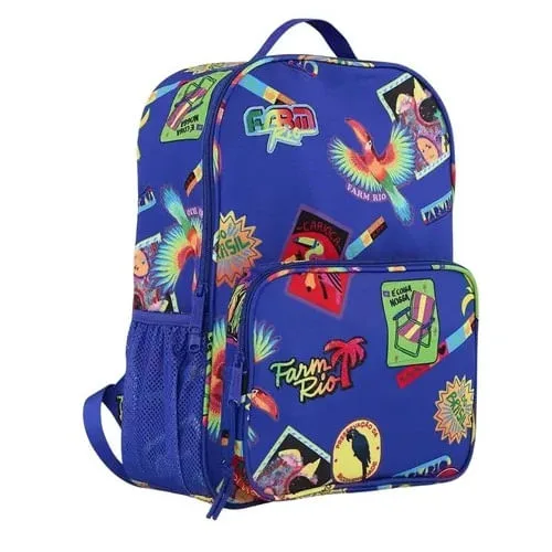 Mochila Com Alça Me Leva Esporte Patch Rio Farm - LC - Papelaria