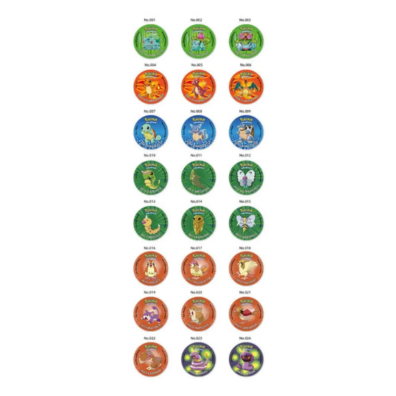 Kit 30 Tazos Pokémon Primeira Edição Anos 2000 Sem Repetidos