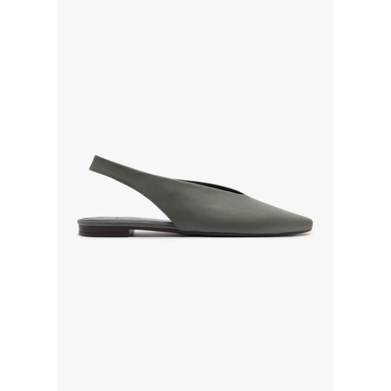 Sapatilha Slingback Bico Fino - Preto 039