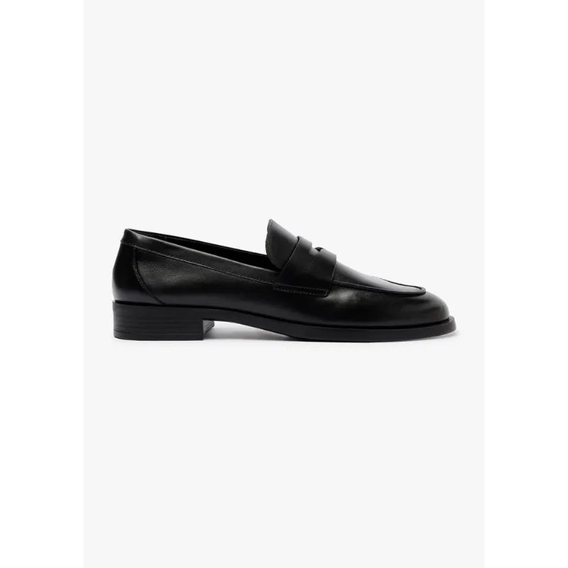 Mocassim Feminino Couro - Preto 038