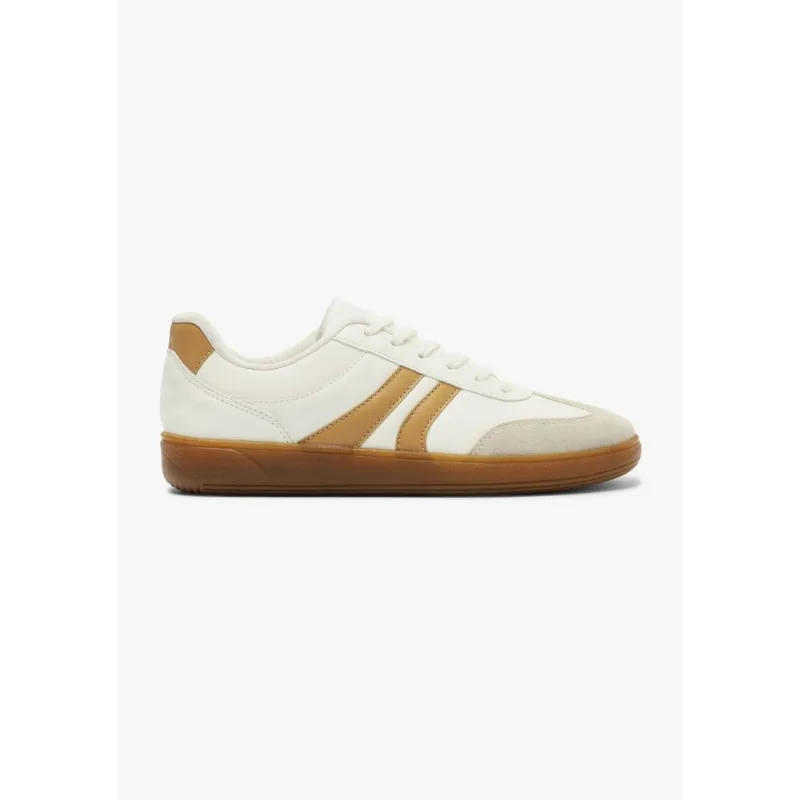 Tênis Feminino Casual Recortes - Bege 035
