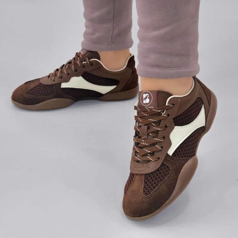 Tênis Bottero Feminino Casual Camurça e Tecido 382302 - Bottero