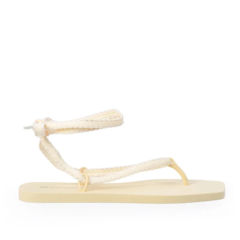Chinelo de Dedo Injetado Amarração Amarelo Brulle Cru 39.40