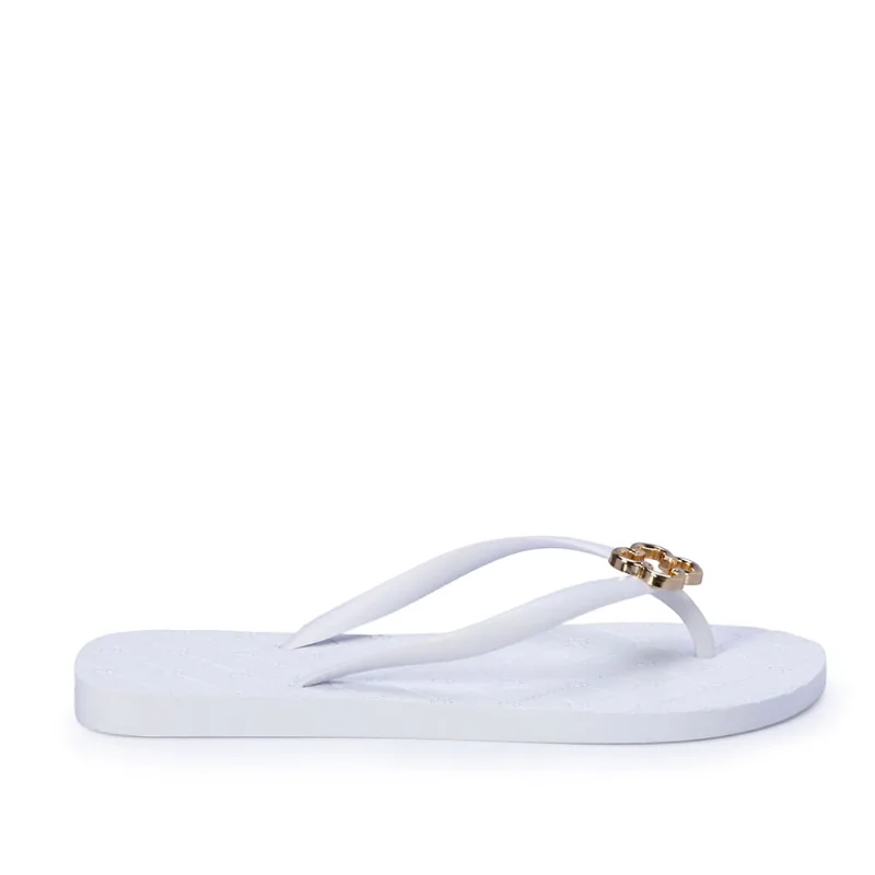 Chinelo de Dedo Monograma Logo Dourado 41.42