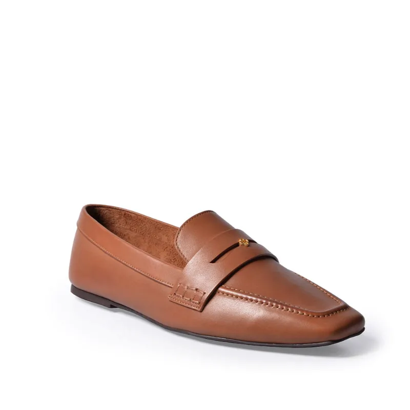 Loafer Mocassim Couro Caramelo 39