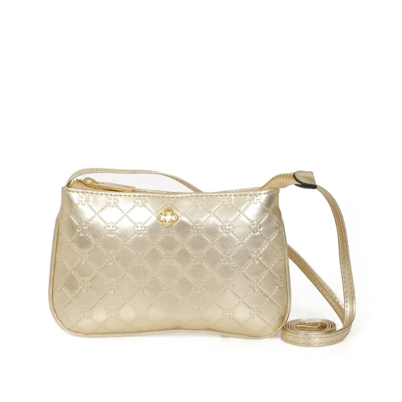 Bolsa Pietra Tiracolo Monograma Dourada Shoulder - CAPODARTE