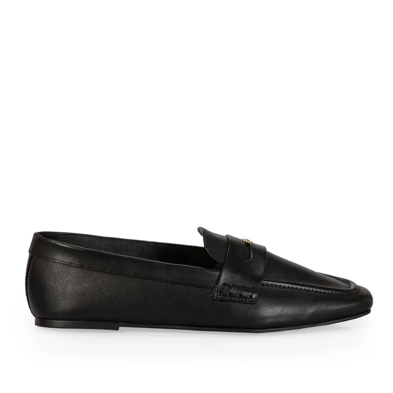 Loafer Mocassim Couro Preto 40