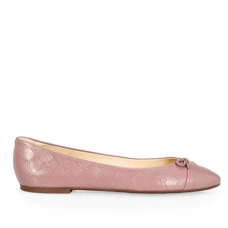 Sapatilha Bico Redondo Couro Rose Mocha 38