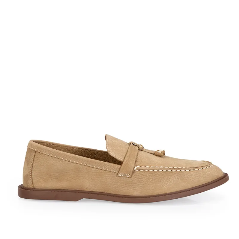 Loafer Mocassim Couro Nobuck Verde Albero 34