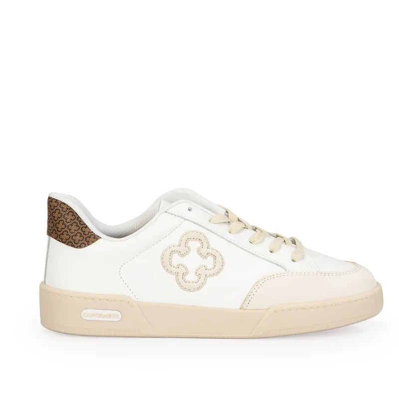 Tênis Flatform Monograma Amarração Branco 38 - CAPODARTE