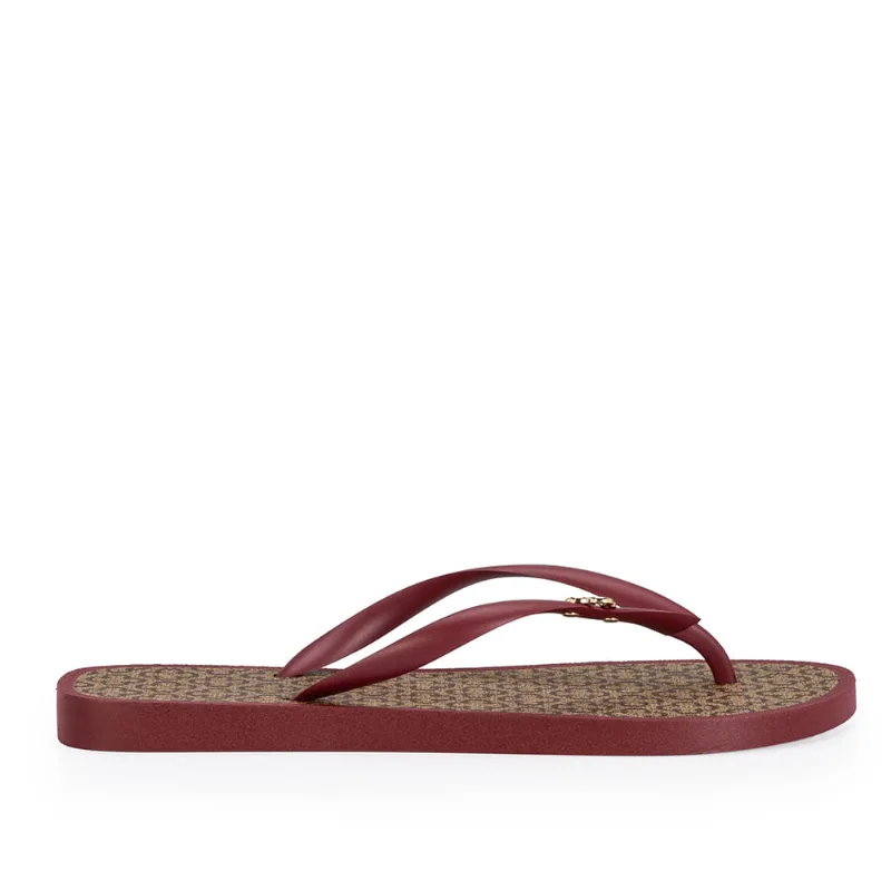 Chinelo De Dedo Monograma Vermelho 37.38