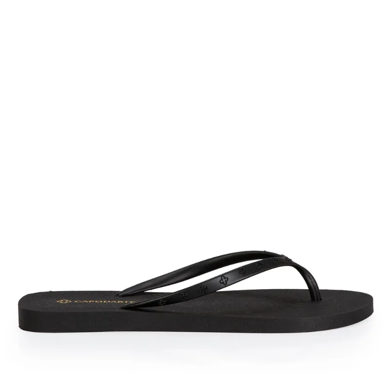 Chinelo De Dedo Tira Trevos Preto 37.38