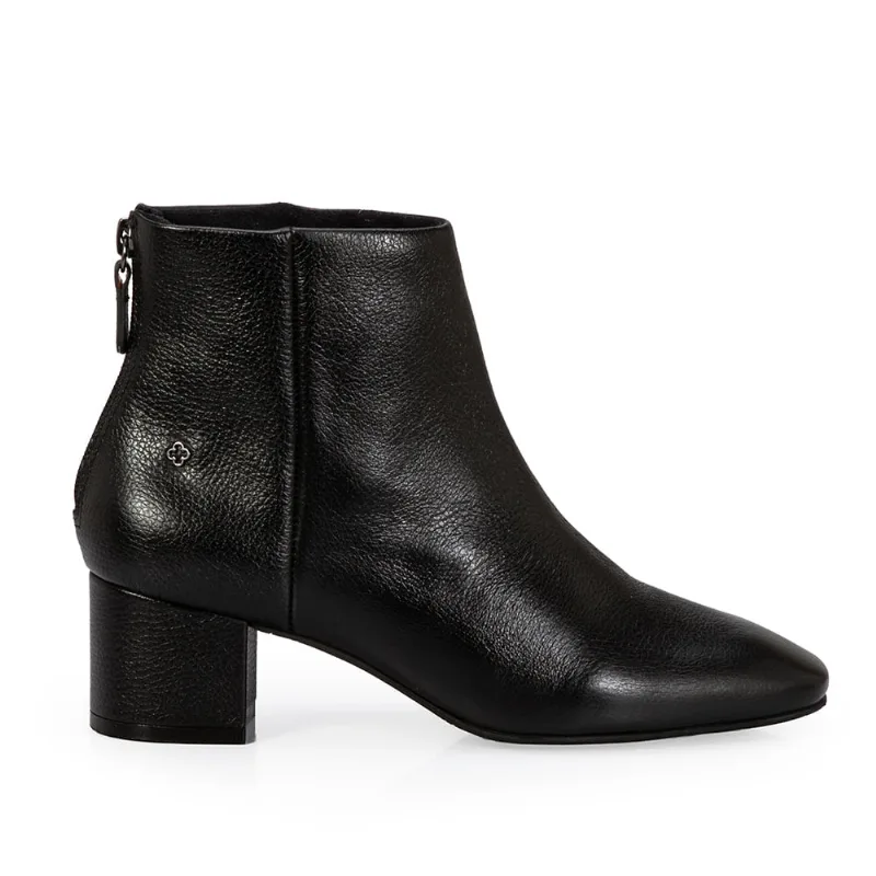 Bota Cano Médio Couro Preta 38