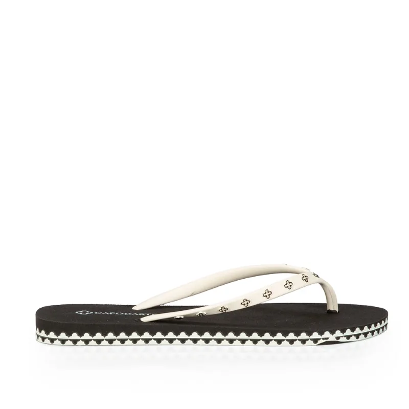 Chinelo de Dedo Preto e Branco 35.36
