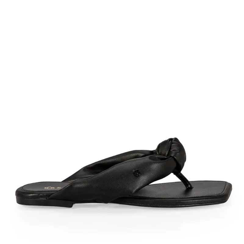 Chinelo De Dedo Stretch Preto 35