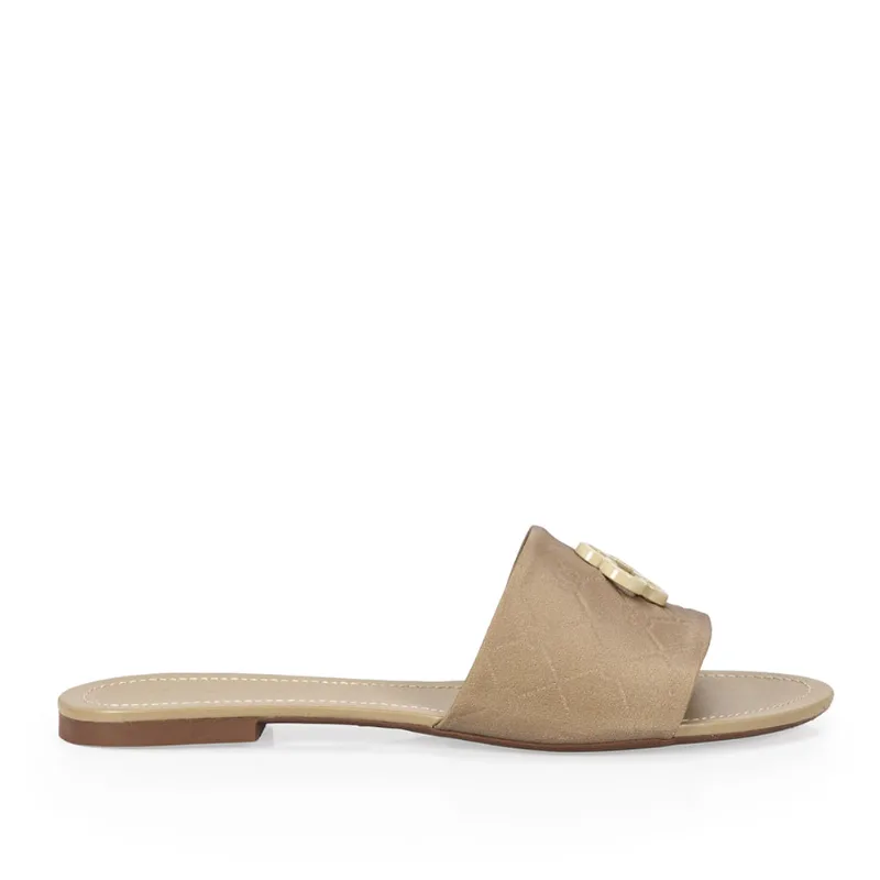 Chinelo Rasteiro Monograma Verde Albero 36