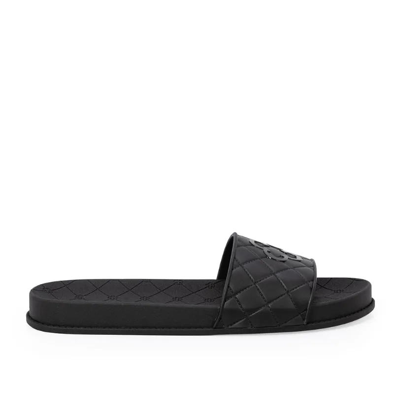 Papete Slide Preto Matelassê 41.42