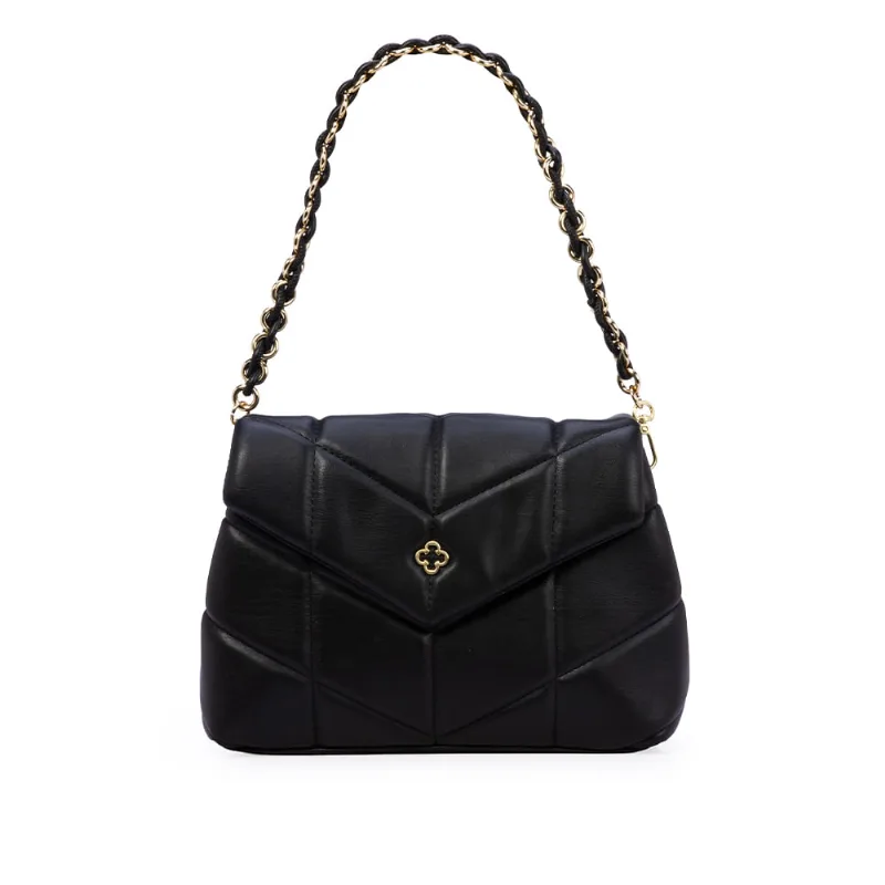 Bolsa Matelassê Shoulder Preta