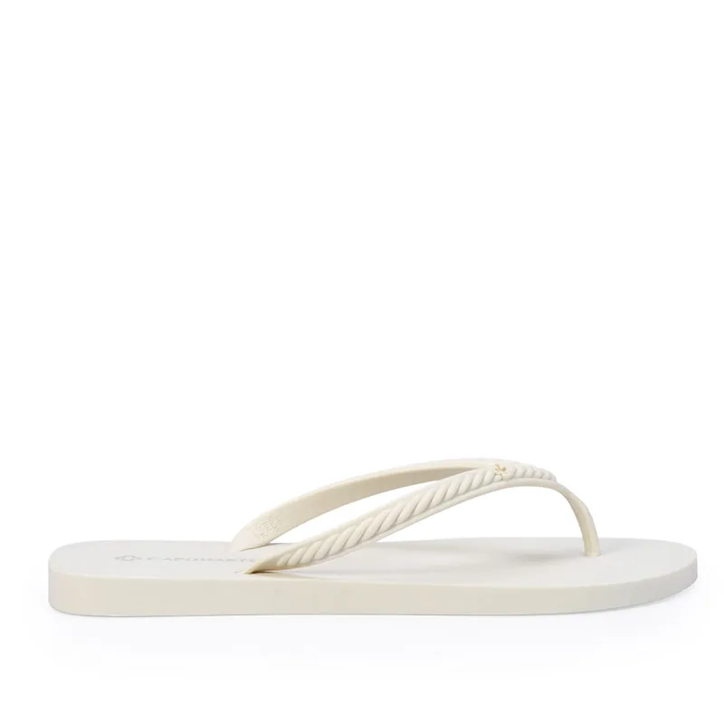 Chinelo De Dedo Branco Duna Bico Redondo 35.36