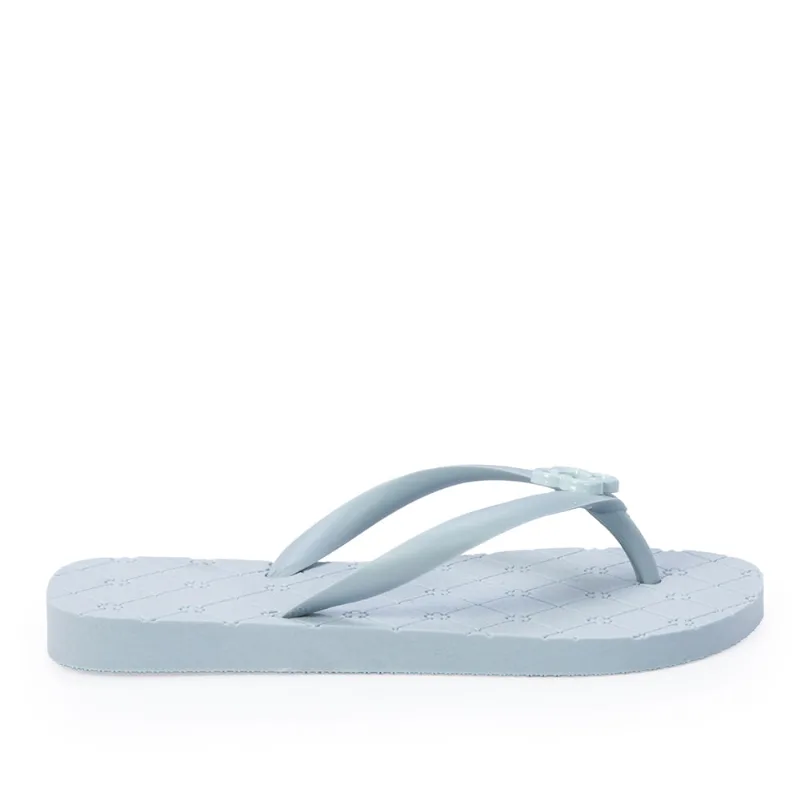 Chinelo De Dedo Infantil Monograma Azul Turmalina Injetado 31.32