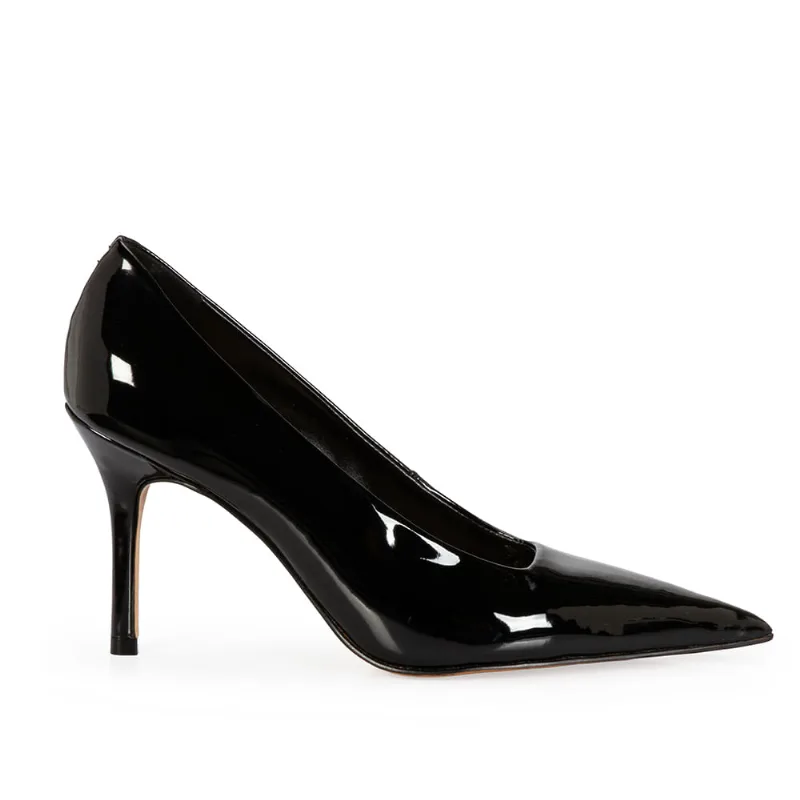 Scarpin Salto Alto Verniz Preto 39